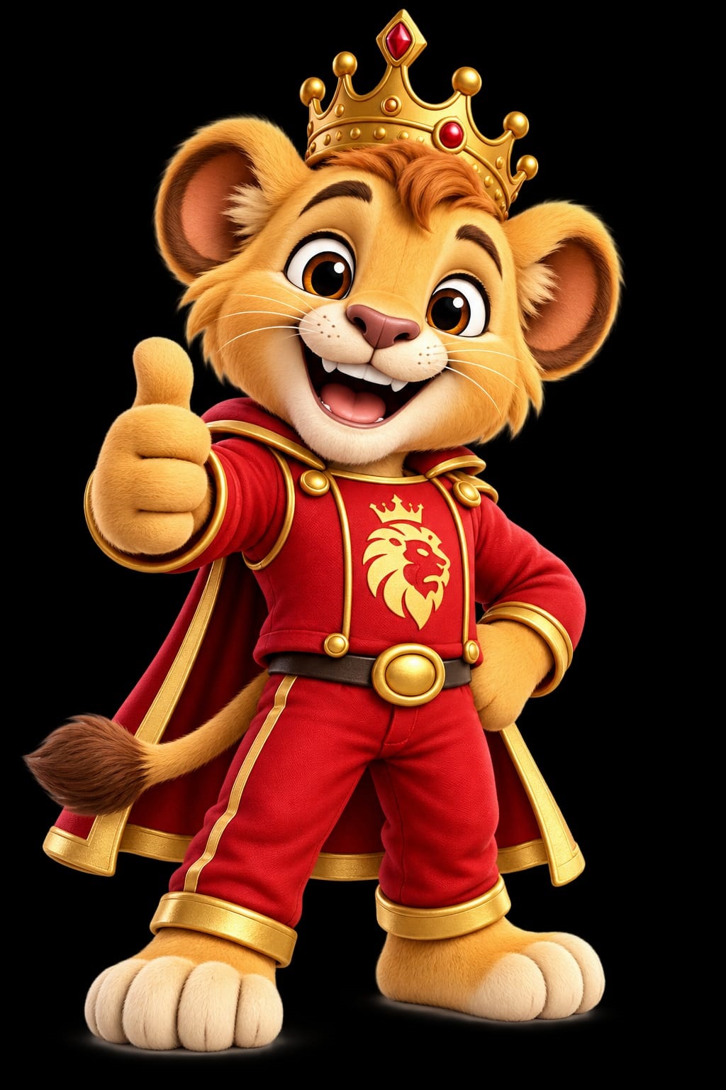 Lion Cub Mascot
